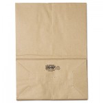 80076 1/6 BBL Paper Grocery Bag, 57lb Kraft, Standard 12 x 7 x 17, 500 bags BAGSK1657