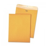 Quality Park 100% Recycled Brown Kraft Clasp Envelope, 9 x 12, Brown Kraft, 100/Box QUA38711