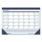 House of Doolittle 100% Recycled Contempo Desk Pad Calendar, 22 x 17, Blue, 2021 HOD151