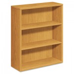HON 10500 Series Laminate Bookcase, Three-Shelf, 36w x 13-1/8d x 43-3/8h, Harvest HON105533CC
