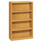 HON H10754.CC 10700 Series Wood Bookcase, Four Shelf, 36w x 13 1/8d x 57 1/8h, Harvest HON10754CC
