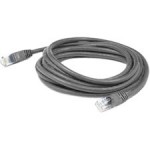 AddOn 10ft RJ-45 (Male) to RJ-45 (Male) Gray Cat6A UTP PVC Copper Patch Cable ADD-10FCAT6A-GY
