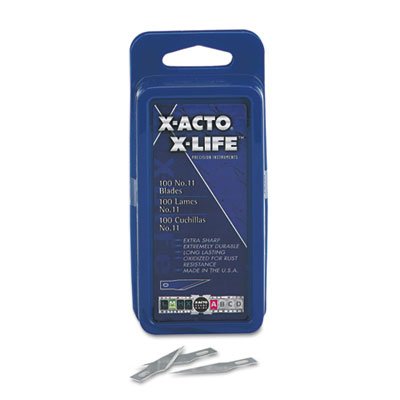 X-Acto #11 Bulk Pack Blades for X-Acto Knives, 100/Box EPIX611