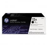 HP 2-pack Black Original LaserJet Toner Cartridges Q2612D