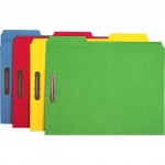 Business Source 2-Ply Tab Color Letter Fastener Folder 17571