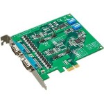 Advantech 2-port RS-232/422/485 PCI Express Communication Card w/Surge PCIE-1602B-AE