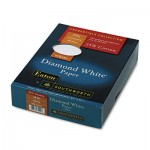Southworth 25% Cotton Diamond White Business Paper, 20 lbs., 8-1/2 x 11, 500/Box SOU3122010