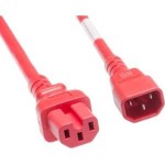 Unirise 2ft Red Power Cord C14-C15 PWCD-C14C15-15A-02F-RED
