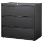 3-Drawer Black Lateral Files 88031