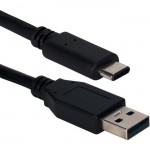 QVS 3-Meter USB-C to USB-A 2.0 Sync & Charger Cable CC2231B-3M