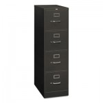 HON 310 Series Four-Drawer, Full-Suspension File, Letter, 26-1/2d, Charcoal HON314PS