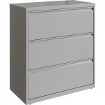 Lorell 36" Silver Lateral File - 3-Drawer 00038