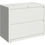 Lorell 36" White Lateral File 00029