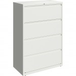 Lorell 36" White Lateral File - 4-Drawer 00031