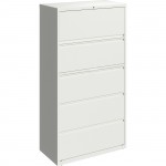 Lorell 36" White Lateral File - 5-Drawer 00032