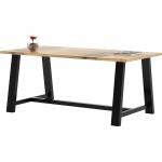 KFI 36x72" Solid Wood Top Midtown Table T3672BMT30LN