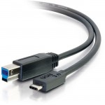 3ft USB 3.0 USB-C to USB-B Cable M/M - Black 28865