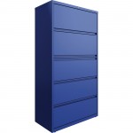 Lorell 4-drawer Lateral File with Binder Shelf 03122