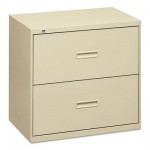 Basyx 400 Series Two-Drawer Lateral File, 30w x 19-1/4d x 28-3/8h, Putty BSX432LL