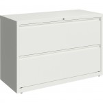 Lorell 42" White Lateral File - 2-Drawer 00033