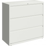 Lorell 42" White Lateral File - 3-Drawer 00034