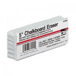 Charles Leonard 5-Inch Chalkboard Eraser, Wool Felt, 5w x 2d x 1h LEO74555