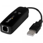 StarTech.com 56K USB Dial-up and Fax Modem - V.92 - External - Hardware Based USB56KEMH2