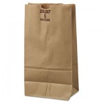 30906 #6 Paper Grocery Bag, 50lb Kraft, Extra-Heavy-Duty 6 x 3 5/8 x 11 1/16, 500
