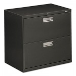 HON 600 Series Two-Drawer Lateral File, 30w x 19-1/4d, Charcoal HON672LS