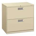 HON 600 Series Two-Drawer Lateral File, 30w x 19-1/4d, Putty HON672LL