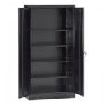 Tennsco 7215-BLK 72" High Standard Cabinet (Assembled), 30 x 15 x 72, Black TNN7215BLK