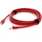 AddOn 7ft RJ-45 (Male) to RJ-45 (Male) Straight Red Cat6A UTP PVC Copper Patch Cable ADD-7FCAT6A-RD