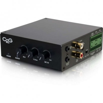 C2G 8 Ohm 50W Audio Amplifier - Plenum Rated 40880