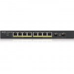 8-Port GbE Smart Managed PoE Switch with GbE Uplink GS1900-10HP