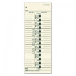 Tops Acroprint/Cincinnati/Lathem/Simplex/Stromberg Time Card 3 1/2 x 9, 500/Box TOP1256