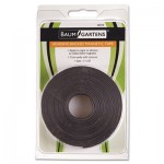 Baumgartens Adhesive-Backed Magnetic Tape, Black, 1/2" x 10ft, Roll BAU66010