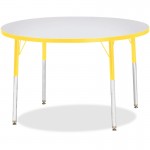 Berries Adult Height Color Edge Round Table 6468JCA007