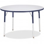 Berries Adult Height Color Edge Round Table 6468JCA112
