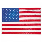 Advantus All-Weather Outdoor U.S. Flag, Heavyweight Nylon, 5 ft x 8 ft AVTMBE002270