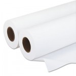 ICONEX 9124 Amerigo Wide-Format Paper, 3" Core, 20 lb, 24" x 500 ft, Smooth White, 2/Pack ICX90750202