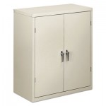 HON Assembled Storage Cabinet, 36w x 18-1/4d x 41-3/4h, Light Gray HONSC1842Q