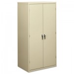 HON Assembled Storage Cabinet, 36w x 24-1/4d x 71-3/4h, Putty HONSC2472L