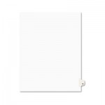 Avery Avery-Style Legal Exhibit Side Tab Divider, Title: 74, Letter, White, 25/Pack AVE01074