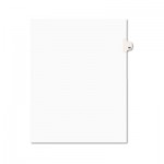 Avery Avery-Style Legal Exhibit Side Tab Divider, Title: 80, Letter, White, 25/Pack AVE01080