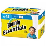 Bounty Basic Select-a-Size Paper Towels, 5 9/10 x 11, 1-Ply, 89/Roll, 12 Roll/Pack PGC75720