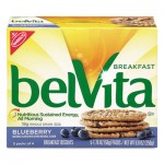 CDB belVita Breakfast Biscuits, Blueberry, 1.76 oz Pack, 64/Carton CDB02908