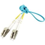 Axiom BENDnFLEX Silver OM4 Fiber Optic Cable 0.5m LCLCB4PAS05-AX