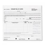 Rediform Bill of Lading Short Form, 8 1/2 x 7, Three-Part Carbonless, 250 Forms RED44301