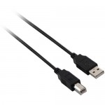 V7 Black USB Cable USB 2.0 A Male to USB 2.0 B Male 5m 16.4ft V7N2USB2AB-05M
