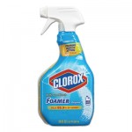Clorox Bleach Foamer Bathroom Spray, Original, 30 oz Spray Bottle, 9/Carton CLO30614